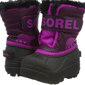 SOREL Kids Snow Commander (Toddler) (Purple)